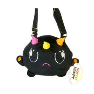 Funky plush crossbody bag